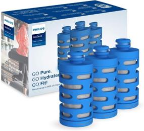 img 4 attached to 🔄 Enhance Your Philips Water GoZero Fitness Experience with Replacement Filter Cartridges - Activated Carbon Fiber Filters for GoZero Active Bottle - Pack of 3 (20oz)