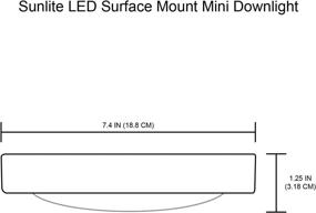 img 2 attached to Sunlite Downlight Dimmable Certified 30K Warm