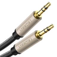 🎧 ugreen 3.5mm audio cable: high-fidelity stereo, nylon braided with double-layer shielding, silver-plated copper core, gold-plated male to male aux cord - tangle-free for audiophile music enthusiasts - 3ft logo