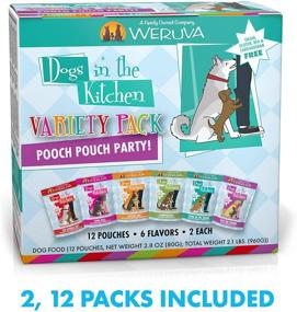 img 2 attached to 🐶 Weruva Dogs in The Kitchen & Pumpkin Patch Up Pouches - Pumpkin Dinner Winner Variety Pack, 36 Total Pouches