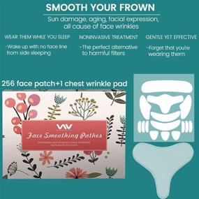 img 2 attached to 🧖 Face Wrinkle Patches Upgrade: Smoothen Eye, Mouth & Forehead Wrinkles - 256 Anti-Wrinkle Patches for Face & Chest Prevention"