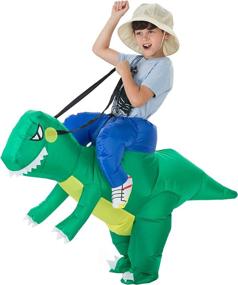 img 3 attached to 🦖 Inflate the Fun: TOLOCO Inflatable Dinosaur Costume Halloween
