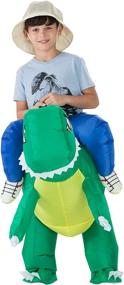 img 2 attached to 🦖 Inflate the Fun: TOLOCO Inflatable Dinosaur Costume Halloween
