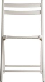 img 3 attached to 🪑 Folding Set of Winsome Robin Chairs in White - Convenient & Stylish Furniture Bundle