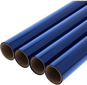 img 4 attached to 🎁 Juvale 4-Pack Blue Cellophane Wrapping Rolls for Gift Baskets and Crafts - 17" x 10 ft Each | Ideal for Stunning Presentations