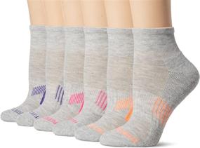 img 1 attached to 🧦 Fruit of the Loom Women's Everyday Active Ankle Socks (6 Pack) - Stay Comfortable and Stylish During Activities!