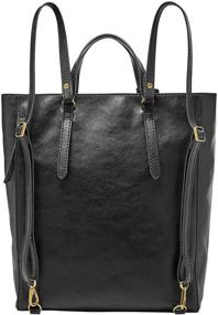 img 2 attached to 🎒 Fashionable and Versatile: Fossil Women's Camilla Leather Convertible Backpack Purse Handbag