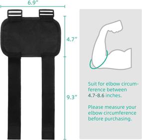 img 2 attached to 🏌️ KUDES Elbow Golf Swing Training Aid with Arm Action Correction Belt, Sound Notifications, Universal Adjustable Swing Guide – Posture Corrector for Men and Women Golf Beginners’ Practice