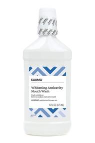 img 2 attached to Solimo Whitening Anticavity Mouthwash by Amazon Brand - 16 Fl. Oz., Single Pack