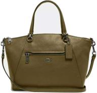 👜 brown coach women's prairie satchel: ultimate fashionable handbags & wallets for women logo