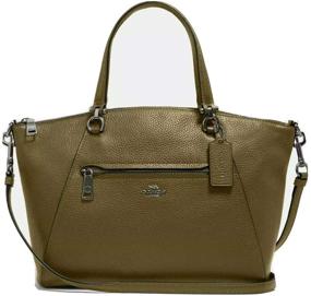 img 1 attached to 👜 Brown Coach Women's Prairie Satchel: Ultimate Fashionable Handbags & Wallets for Women