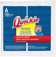 quickie 2052219 non-scratch multipurpose scrubbing sponge, 6-pack, 6 count, kitchen sponge logo