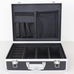 img 2 attached to 💼 Vincent Master Travel Stylist: Ultimate Barber Travel Accessories in Sleek Cosmetic Cases