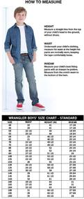 img 1 attached to 👖 Quality. Comfort. Style. Wrangler Authentics Boys' Big Scott Classic Straight Fit Jean: A Perfect Fit for Every Adventure!