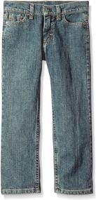 img 4 attached to 👖 Quality. Comfort. Style. Wrangler Authentics Boys' Big Scott Classic Straight Fit Jean: A Perfect Fit for Every Adventure!