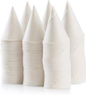disposable snow cone paper funnel logo
