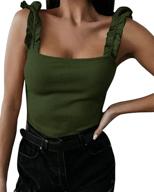 👗 imysty womens stretchy bodysuit jumpsuits: the ultimate women's clothing in bodysuits logo