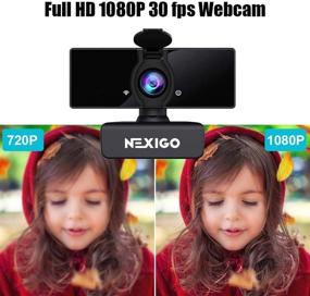 img 2 attached to NexiGo N660 1080P Business Webcam: Powerful Software, Dual Microphone, and Privacy Cover for Superior Web Conferencing, Zoom, Skype, Teams, Webex, Laptop, MAC, PC, Desktop