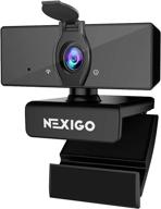 nexigo n660 1080p business webcam: powerful software, dual microphone, and privacy cover for superior web conferencing, zoom, skype, teams, webex, laptop, mac, pc, desktop logo