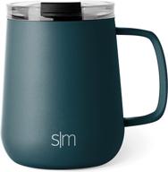 simple modern insulated coffee mug with handle stainless steel voyager travel cup with clear flip lid 10oz (300ml) mug w/handle logo