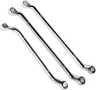 🔧 firstinfo offset automotive brake bleeder wrench set - 6 sizes in 1 tool - 8mm, 9mm, 10mm, 11mm, 3/8-inch, 7/16-inch logo