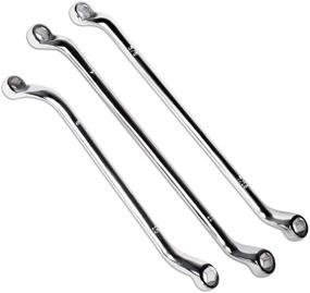 img 4 attached to 🔧 FIRSTINFO Offset Automotive Brake Bleeder Wrench Set - 6 Sizes in 1 Tool - 8mm, 9mm, 10mm, 11mm, 3/8-inch, 7/16-inch