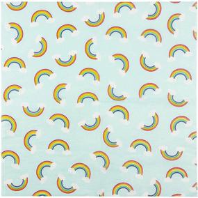 img 1 attached to 🍹 Blue Panda Cocktail Napkins - 150-Pack, Luncheon Napkins Disposable Paper Napkins for Rainbow Themed Kids Birthdays, 2-Ply, Unfolded 13 x 13 inches, Folded 6.5 x 6.5 inches