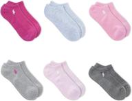 polo ralph lauren ladies' 6-pack low-cut athletic socks логотип