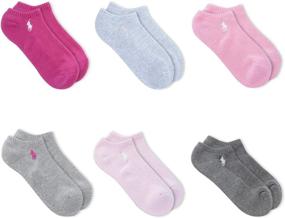 img 1 attached to Polo Ralph Lauren Ladies' 6-Pack Low-Cut Athletic Socks