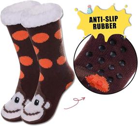 img 3 attached to 🐧 YEBING Slipper Christmas Grippers Penguin Boys' Clothing: The Perfect Socks & Hosiery Solution!