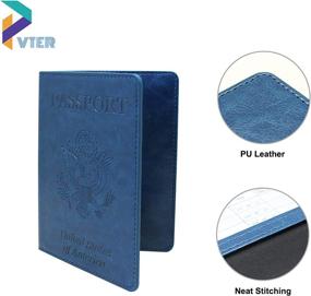 img 3 attached to Ultimate VTER Vaccination Waterproof Protector: The Perfect Travel Companion for Your Passport and Travel Accessories