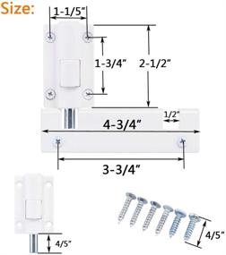 img 2 attached to Security Rail Childproof Guardian Rail Foot Operated Keep