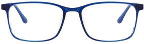 img 3 attached to 👓 Fullwosing Glasses -6.00 to -8.00: Ultra-Lightweight TR90 Blue Red Eyewear for Style and Comfort