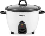 aroma housewares arc-360-ngp 20-cup pot-style rice cooker & food steamer, white: deliciously efficient cooking companion логотип