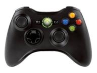 🎮 highly functional and stylish: microsoft xbox 360 wireless controller in sleek black design logo