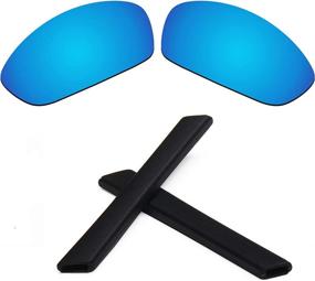 img 3 attached to Replacement Earsocks Straight Sunglasses Blue Polarized