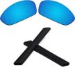 replacement earsocks straight sunglasses blue polarized logo