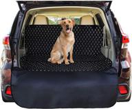 🐾 защитная накидка pawple pets для багажника спу - водонепроницаемая, с антискользящим покрытием, с дополнительным флапом для бампера - универсальная для внедорожников и автомобилей. логотип
