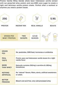 img 1 attached to Протеиновый порошок Promix Vanilla Grass-Fed Whey весом 5 фунтов - Негидролизированный