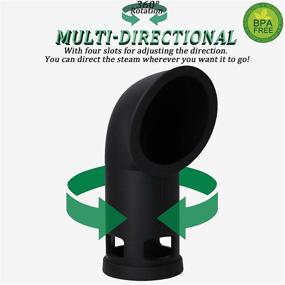 img 3 attached to Silicone Steam Release Diverter - Ultimate Kitchen Savior for Instant Pot/Pressure Cooker Accessories (DUO/Smart)