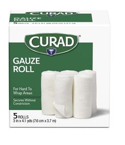 img 4 attached to CURAD Cotton Stretch Rolled Gauze