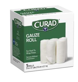 img 3 attached to CURAD Cotton Stretch Rolled Gauze