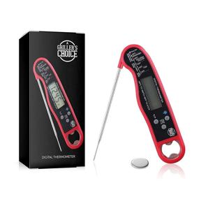 img 4 attached to 🔥 Grillers Choice - Commercial Grade Folding Probe Thermometer with Backlight, Magnet, and Precise Instant Read. Perfect for BBQ, Grilling, Candy, Meat, and Frying