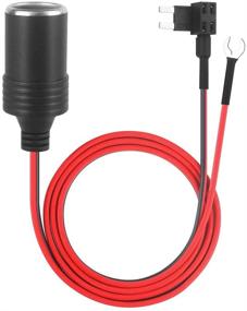 img 3 attached to 🚗 Jtron Car Cigarette Lighter Adapter - Add-a-Circuit TAP, 1m Cable with 12V Fuse Holder & Micro/Mini/Standard ATM APM Blade Fuses (Small)