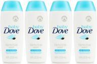 🧴 baby dove rich moisture tip to toe wash - travel size 1.8oz (pack of 4) logo