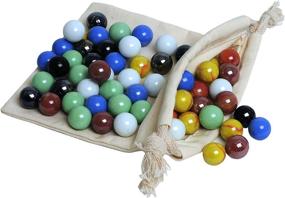 img 3 attached to High Quality Chinese Checkers Marbles with Solid Glass Construction