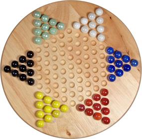 img 4 attached to High Quality Chinese Checkers Marbles with Solid Glass Construction