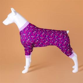 img 2 attached to 🐾 Lovinpet Upgrade Multifunctional Dog Clothes for Medium &amp; Large Dogs - Winter/Night/Travel Everyday Use, Premium Comfy Stretchy, Lightweight Design Promoting Calmness and Comfort, Delighting Dogs!