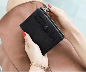 img 2 attached to Womens Bifold Leather Wallet Compact Women's Handbags & Wallets