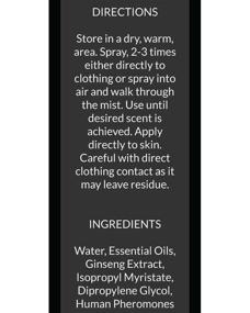 img 1 attached to 🔥 Organic Fragrance Body Cologne Spray - 1 Fl Oz | Ultra Strength Pheromones to Attract Women (Charisma) | Human Grade Pheromones for Men